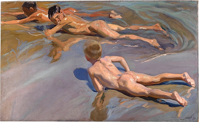 Niños en la playa [Sorolla]