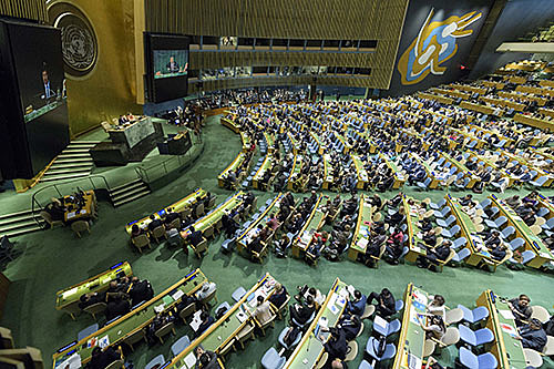 Asamblea de las naciones unidas declaró...