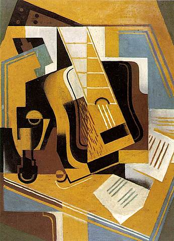 Segundo cubismo o Arte puro. Juan Gris, "La guitarra" (1918)