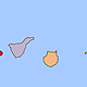 Region canary islands map small