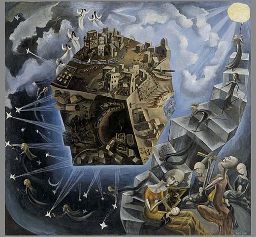 Pintura Onírica. Ángeles Santos, "Un mundo" (1929)