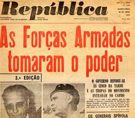 Exilio a Brasil de Marcelo Caetano.