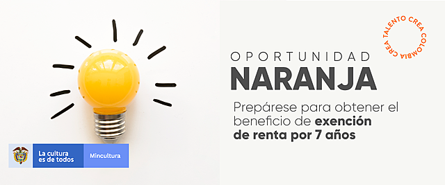 https://www.mintic.gov.co/portal/inicio/Gobierno Nacional abre convocatoria a empresas de Economía Naranja para acceder a exención de renta por 7 años