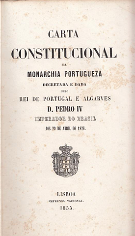Carta constitucional de la Monarquía Portuguesa