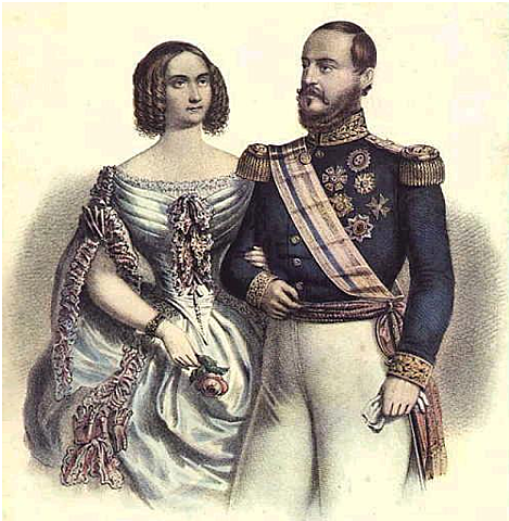 Matrimonio de Maria II con su tio Miguel I