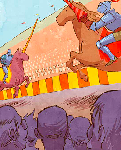 In the 1100s, a set of rules called the Code of Chivalry was created. Knights had to promise to be loyal and honorable.