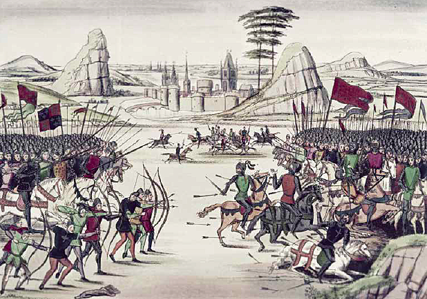 The Hundred Years’ War ended.  This long, costly war weakened the feudal system.