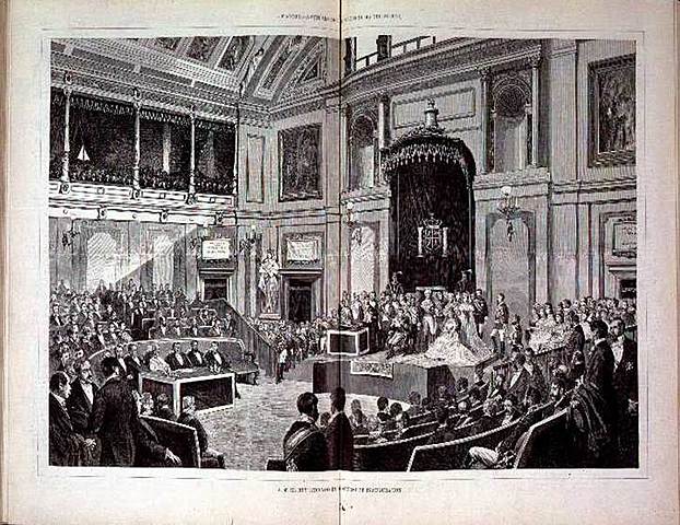 Sesión Regia de apertura de las Cortes