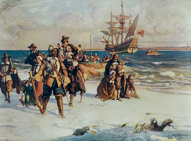 The Mayflower reached America