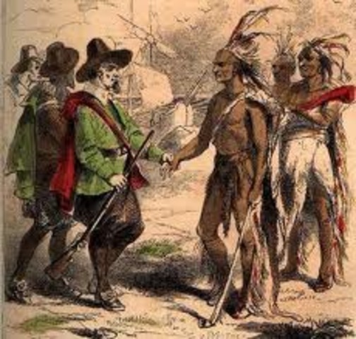 treaty process with the native people begin.