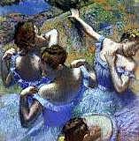 "The blue dancers" Degas