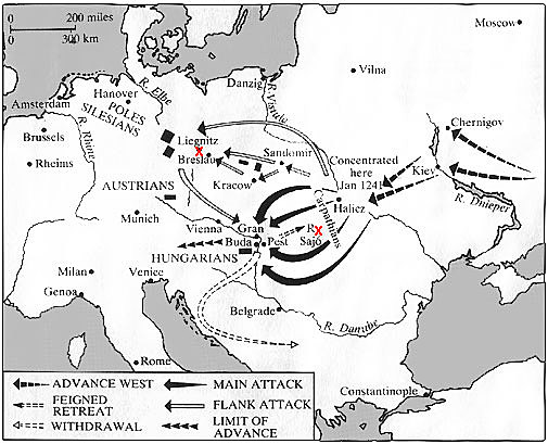 Invasión mongol a Europa oriental