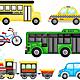 Depositphotos 97526582 stock illustration land transportation vector set