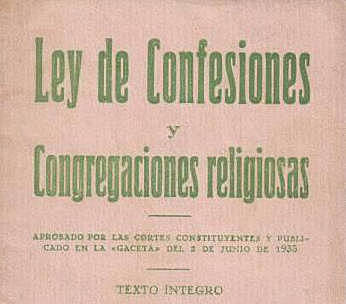 Ley de Congregaciones