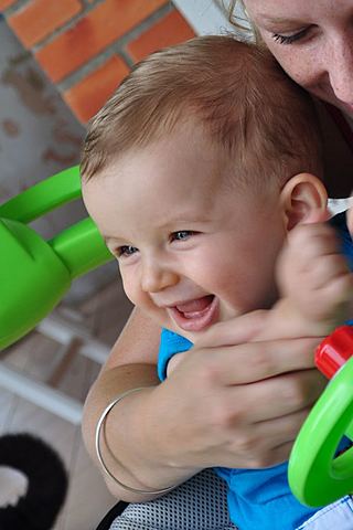 I walked for the first time