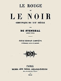 Henry Beyle: ``El rojo y el negro´´