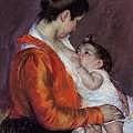 "Louise nursing her child" Cassatt