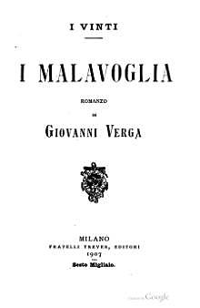 Scrive il romanzo I malavoglia