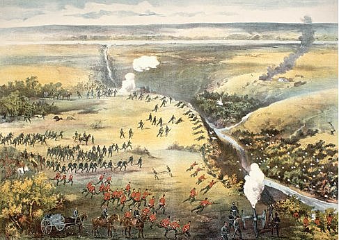 1867: Debut de la riviere rouge