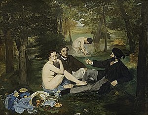 Le Déjeuner sur l'Herbe (El almuerzo sobre la hierba).