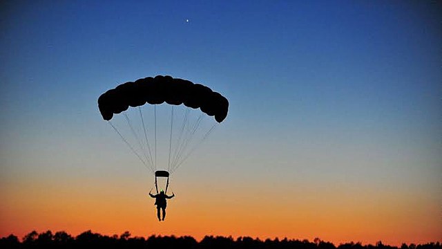 My first parachute jump