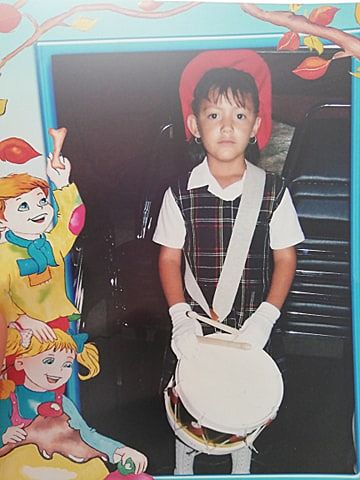 integración a la banda de guerra del jardin de niños