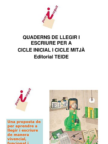 Aprendre a llegir i escriure