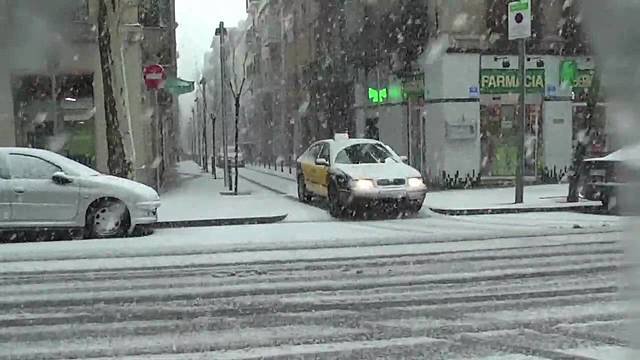 Gran nevada a Barcelona