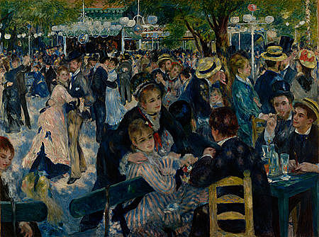 Pierre-Auguste Renoir- Ball al Moulin de la Galette