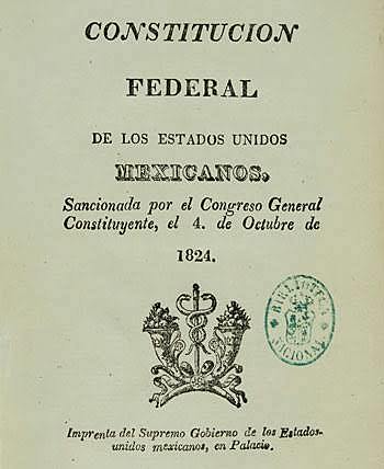 Promulgación de la Constitución Mexicana.