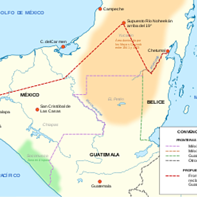 Timeline: Cambios territoriales y fronteras