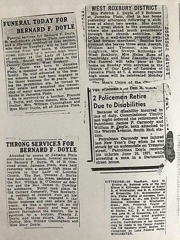 Bernard Doyle Dies