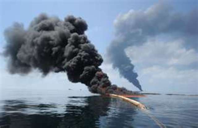 Deepwater Horizon oil platform explodes