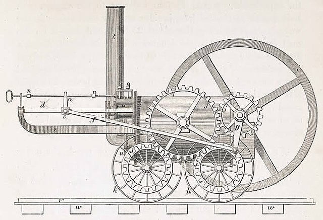 high-pressure steam engine created