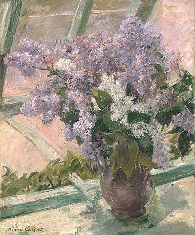 Lilas a la finestra - Mary Cassat