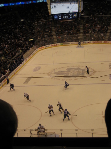 My first NHL game