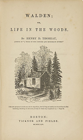 H. D. Thoreau (1817-1862) Walden