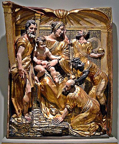 Berruguete: Errege Magoen Adorazioa