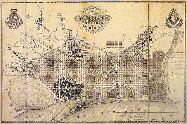 Pla  Cerdà 1860 -  Ildefonso Cerdá
