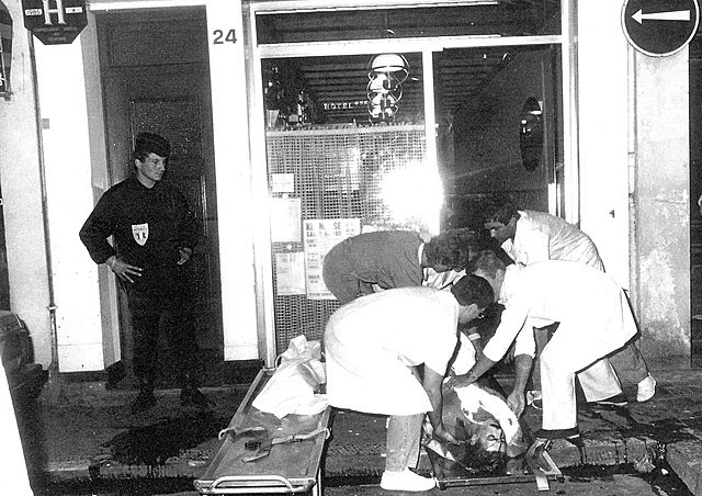 Atentado sangriento en el Monbar de Bayona