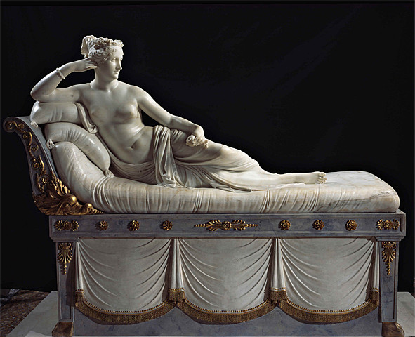 Paolina Borghese Bonaparte raffigurata come Venere Vincitrice