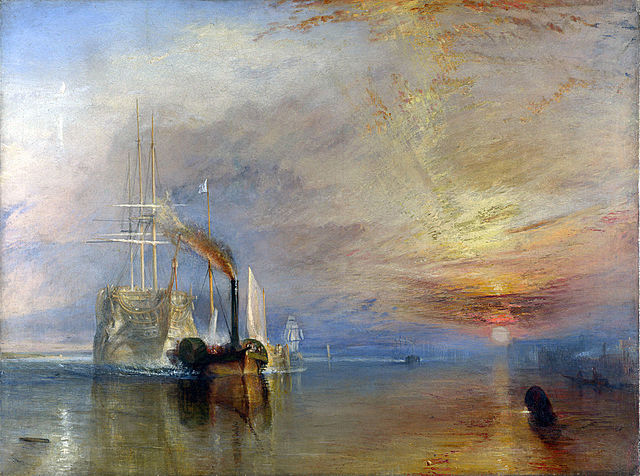 Turner - The Fighting Temeraire tugged to her Last Berth to be broken up