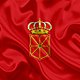 Thumb2 flag of navarra autonomous region spain kingdom navarra silk flag
