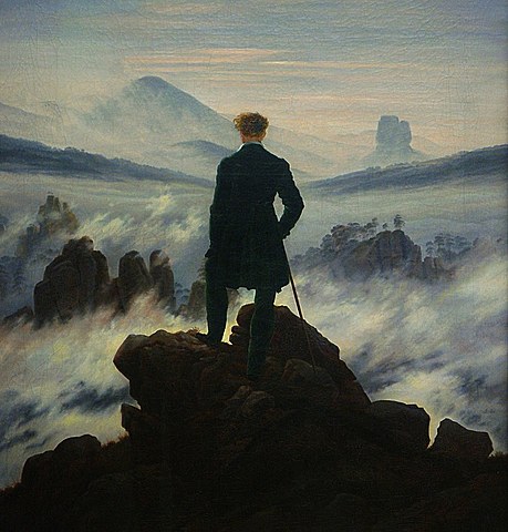 FRIEDRICH - El caminante sobre el mar de nubes