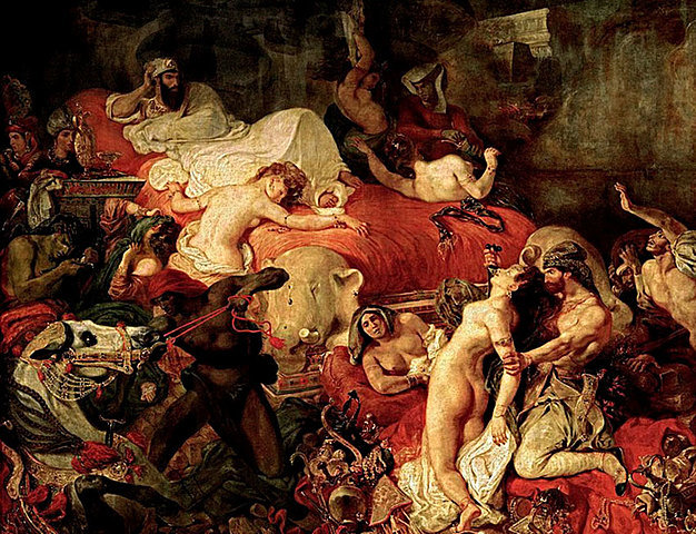 DELACROIX - La muerte de Sardanápalo