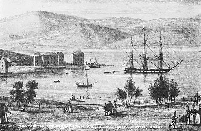 The first colony in Tasmania