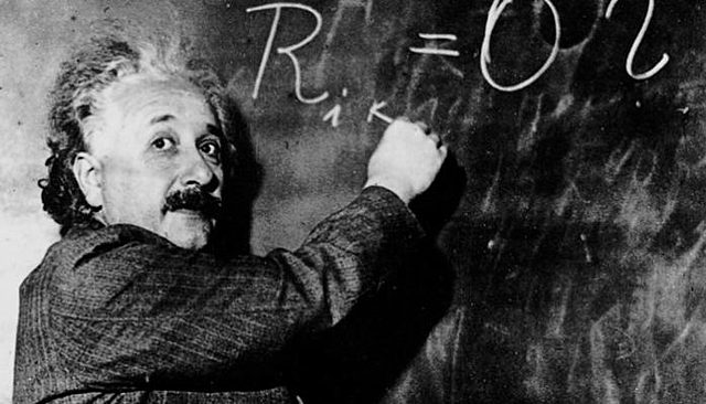 Albert Einstein presenta la Teoria della relatività