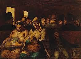 HONORÉ DAUMIER - El vagón de tercera