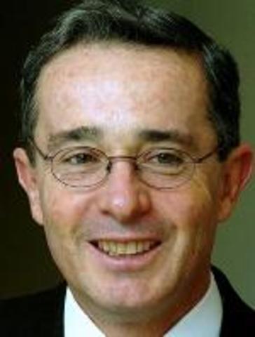 Presidente Electo Alvaro Uribe Velez