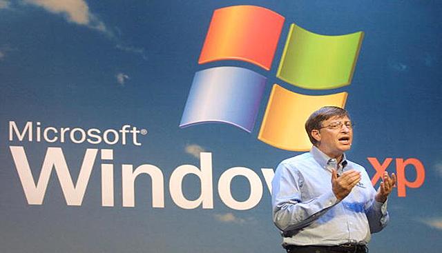 Bill Gates anuncia Winodws xp